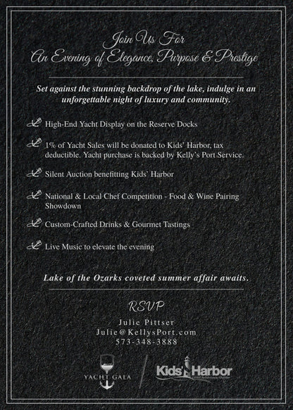 Yacht Gala - A Celebration of the Good Life For a Great Cause, Kids' Harbor