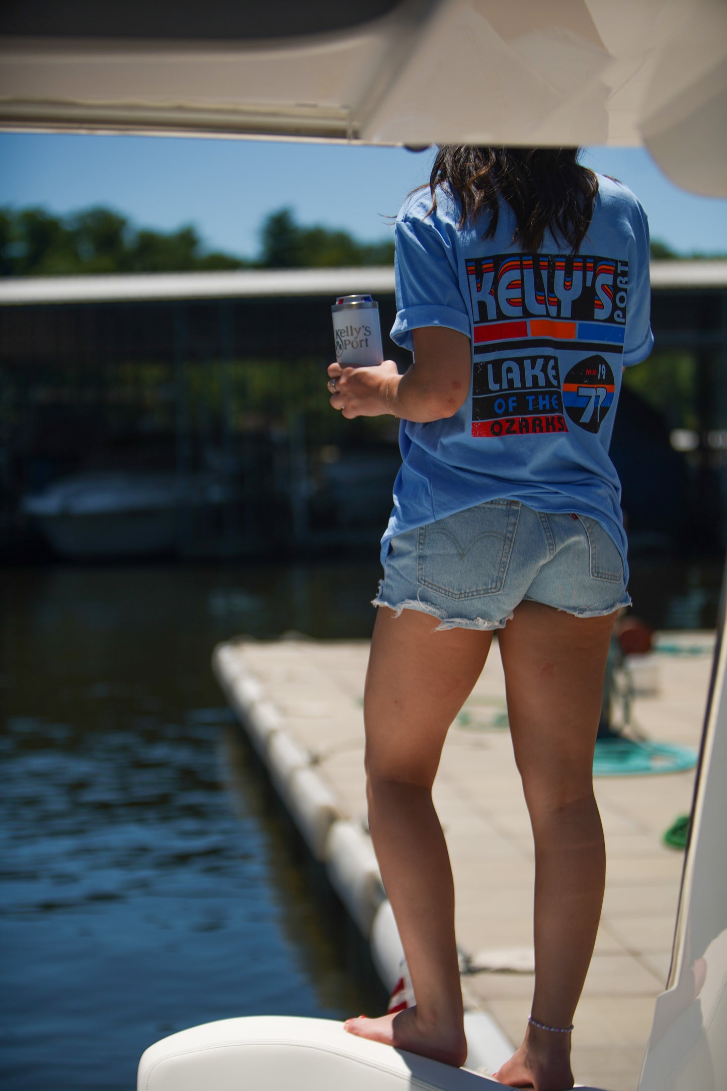 Brooklyn Kelly's Port Short Sleeve Shirt Blue